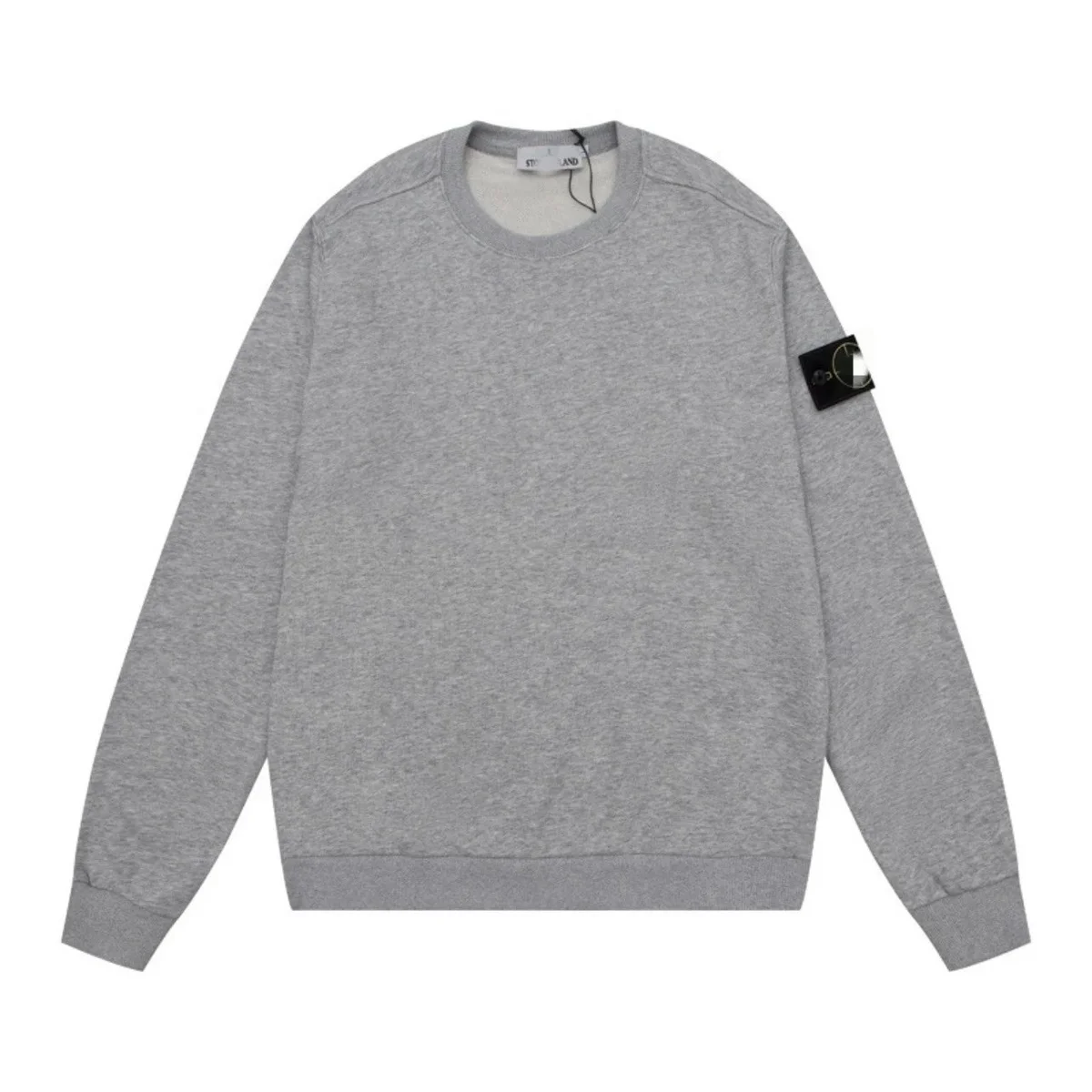 Stone Island Stone Island Heather Grey Crewneck Sweatshirt Grey
