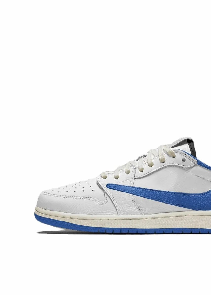 Nike Nike Air Jordan 1 Low White Royal Blue Sneakers White - 1