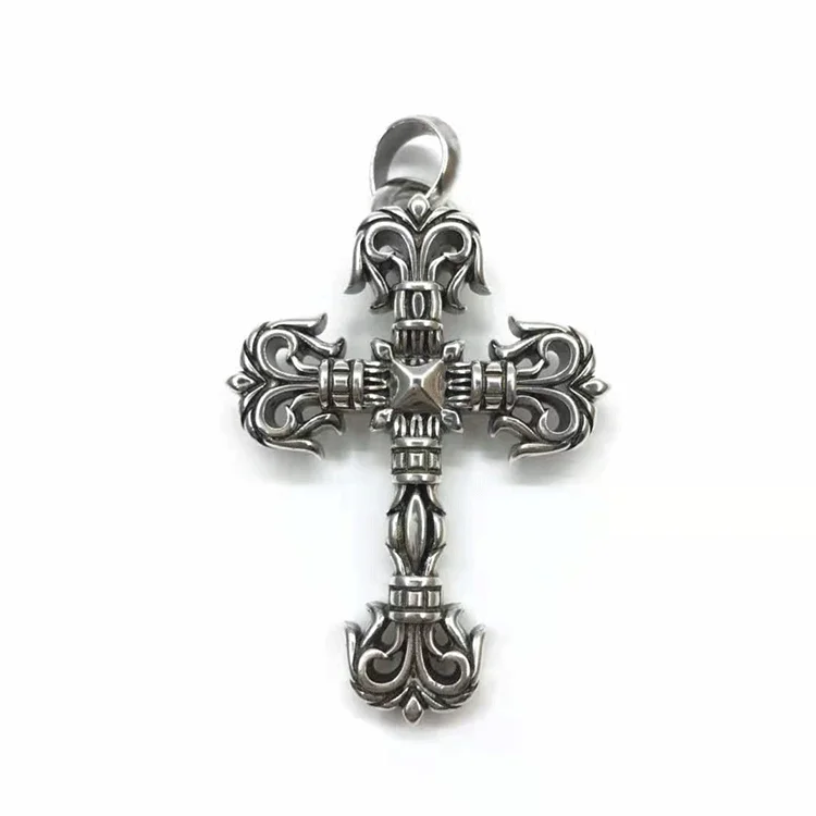 Chrome Hearts Chrome Hearts CH Cross Silver Pendant Necklace Silver - 1