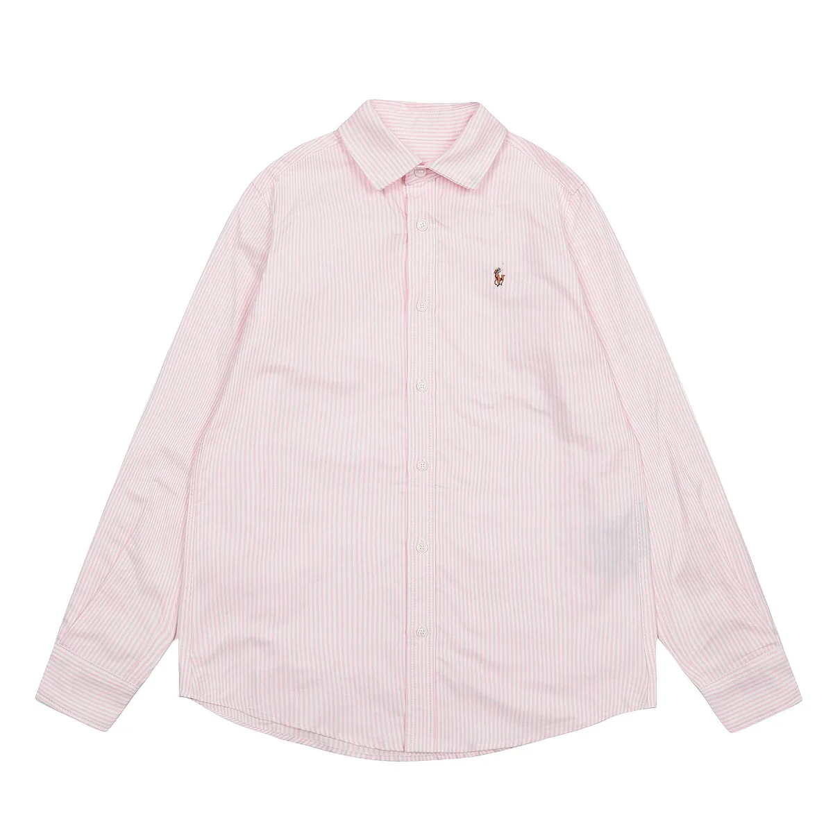 Polo Ralph Lauren Polo Ralph Lauren Classic Logo Pink Striped Shirt Pink - 1
