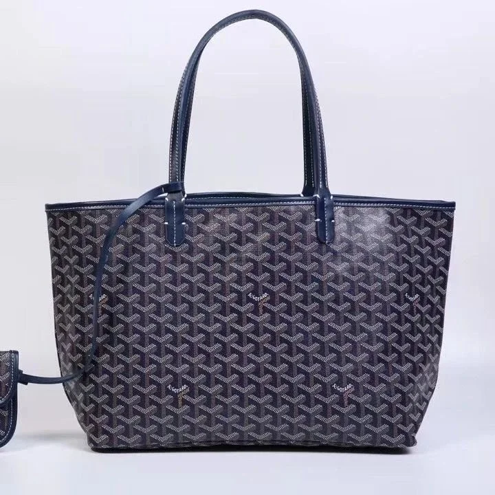 Goyard Goyard St. Louis Sapphire Blue Tote Bag Navy