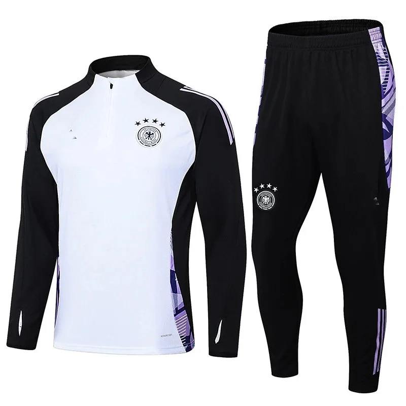 Adidas Adidas Classic Football White/Purple Tracksuit White - 1