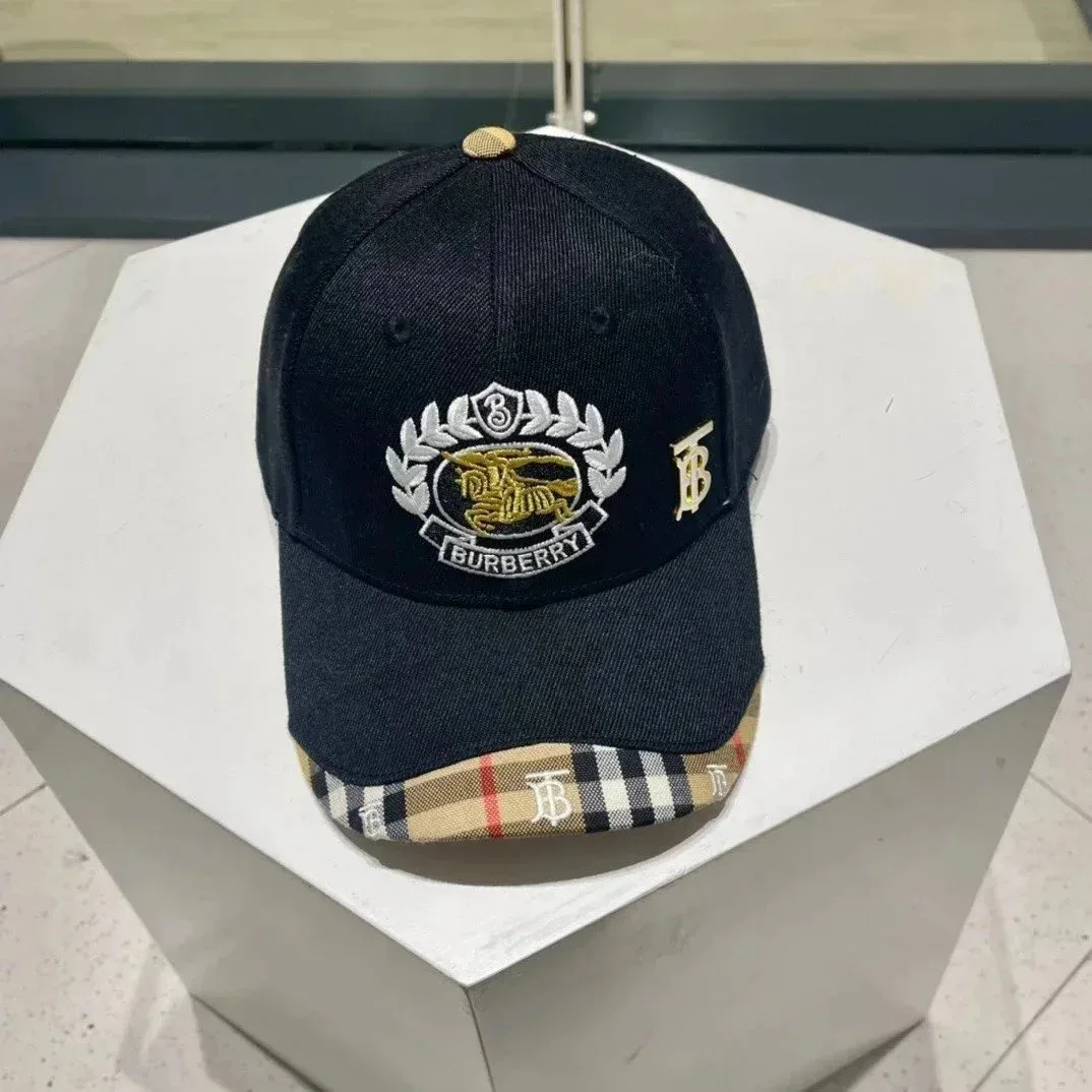 Burberry Burberry TB Monogram Black/Check Baseball Cap Black