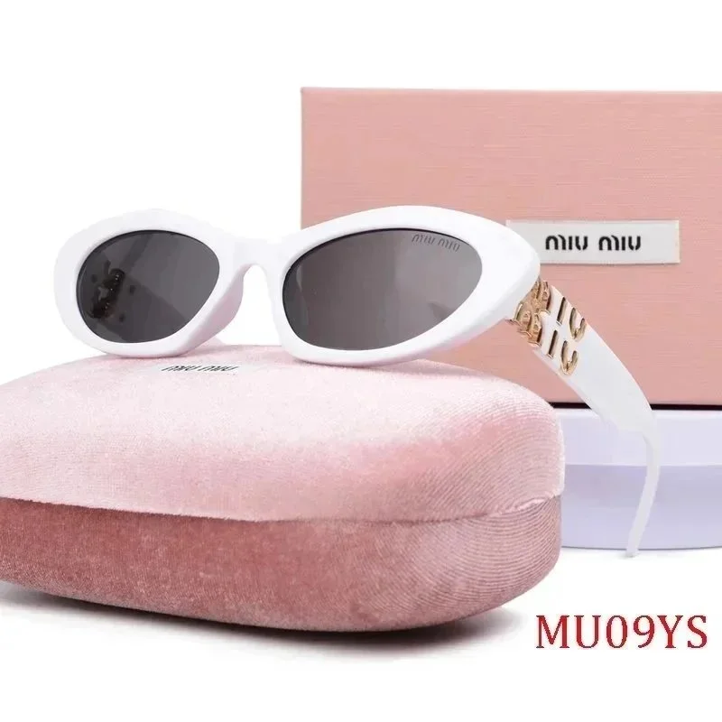 Miu Miu Miu Miu MU09YS White Frame Sunglasses White - 1