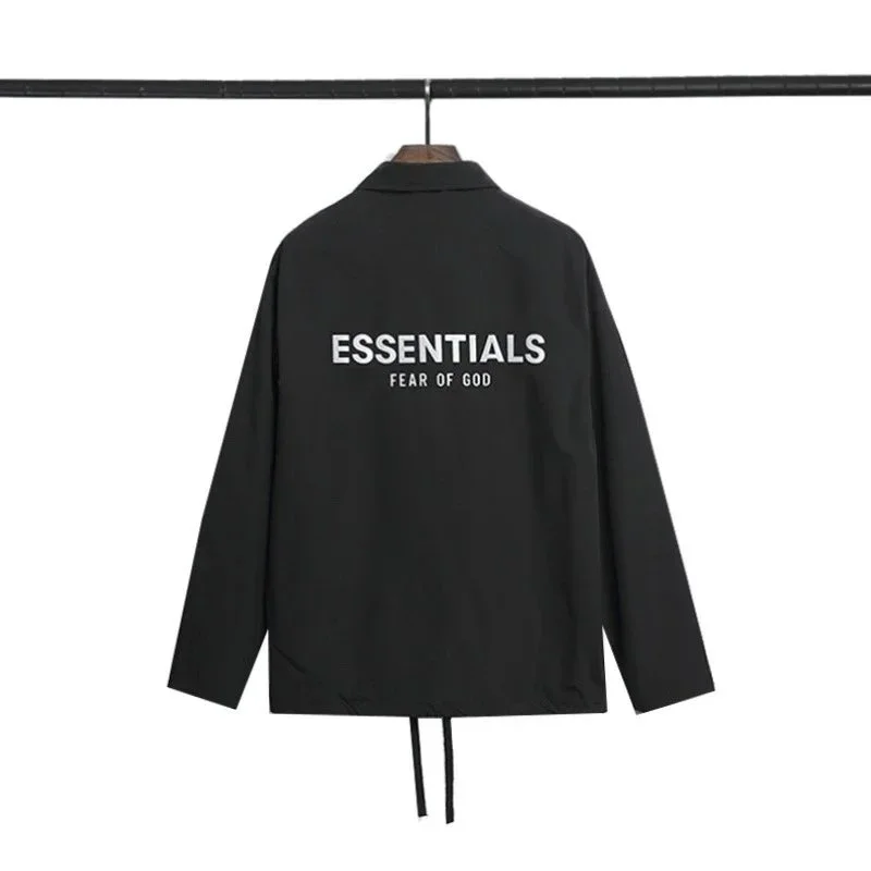 Fear of God Fear of God Essentials Black Jacket Black