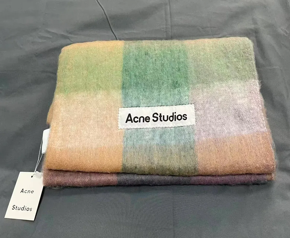 Acne Studios Acne Studios Multicolor Plaid Scarf Multicolor