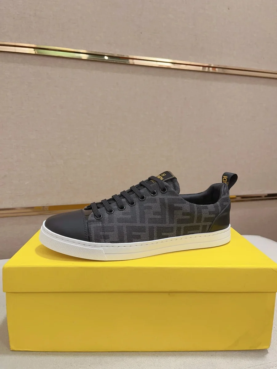 Fendi Fendi Iconic Fendi Sneakers Black/White Black - 1