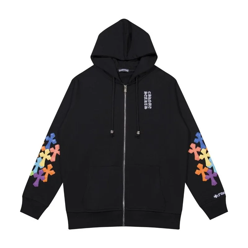 Chrome Hearts Chrome Hearts CH Cross Black Multicolor Cross Hoodie Black