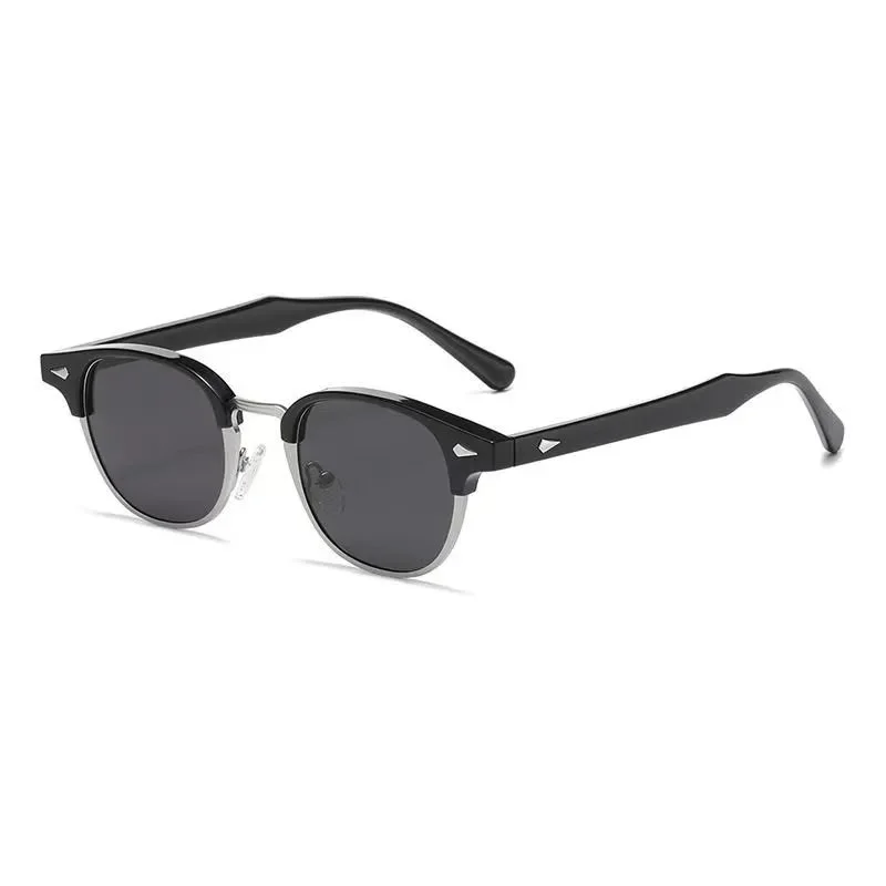 Other Unisex Sunglasses Black Frame Grey Lenses Eyewear Black - 1
