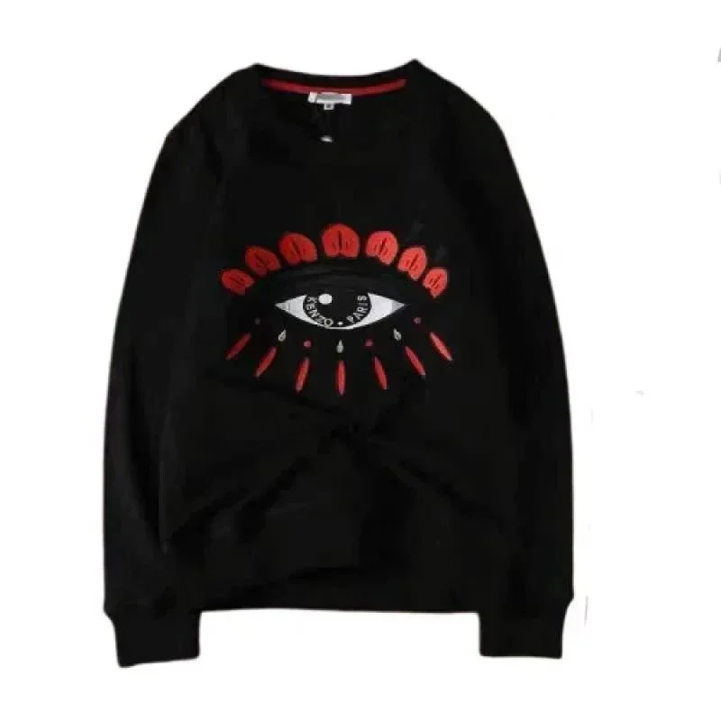 Kenzo Kenzo Eye Print Black Long-Sleeve T-Shirt Black - 1