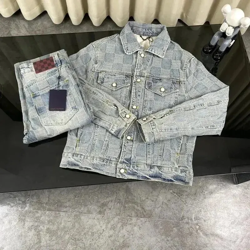 Louis Vuitton Louis Vuitton Monogram Denim Blue Jacket Blue