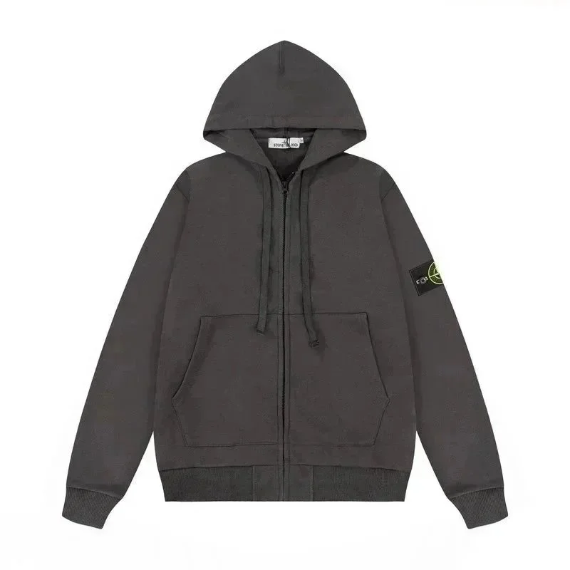 Stone Island Stone Island 68-15 Hoodie Dark Grey Sweatshirt Grey