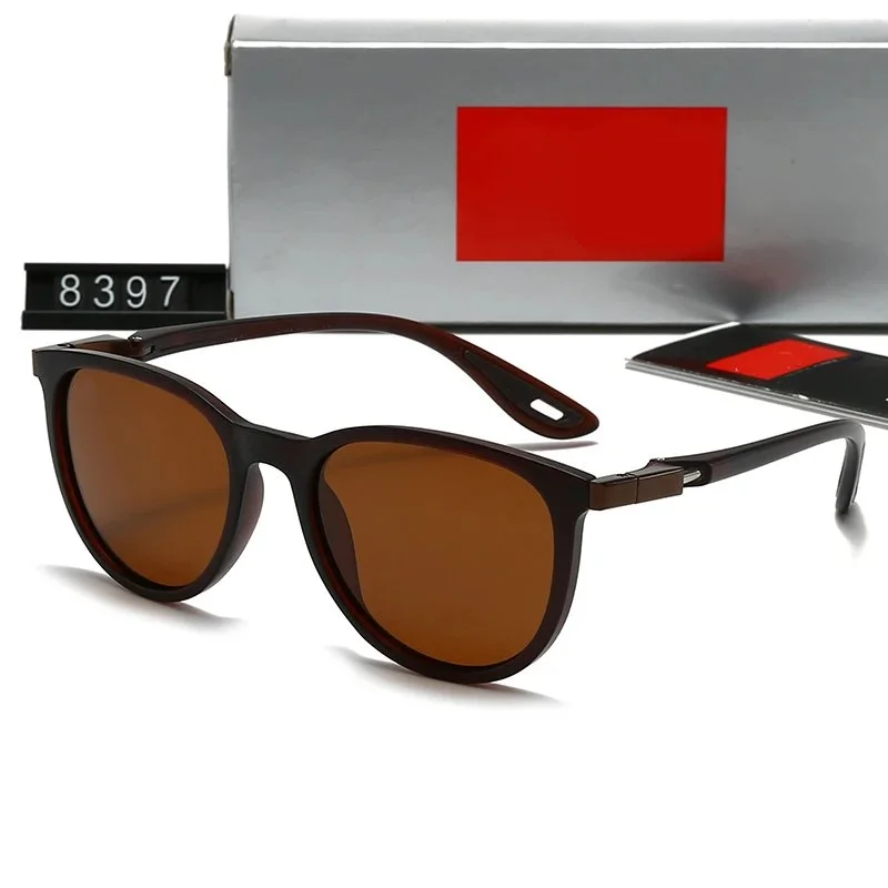 Other Unisex Brown Polarized Sunglasses 8397-F Eyewear Brown - 1