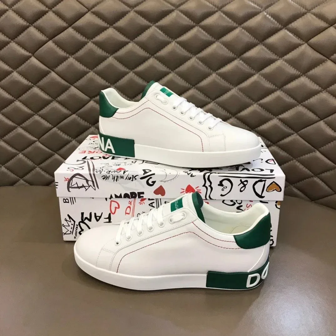 Dolce & Gabbana Dolce & Gabbana D&G Family White/Green Sneakers White