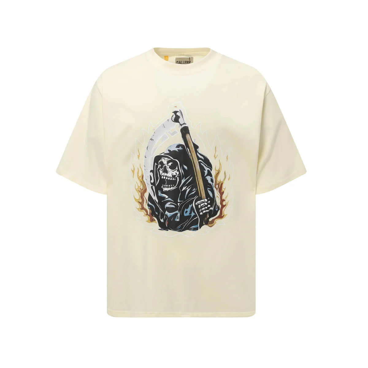 Gallery Dept. Gallery Dept. Reaper Flame T-Shirt Cream Cream - 1