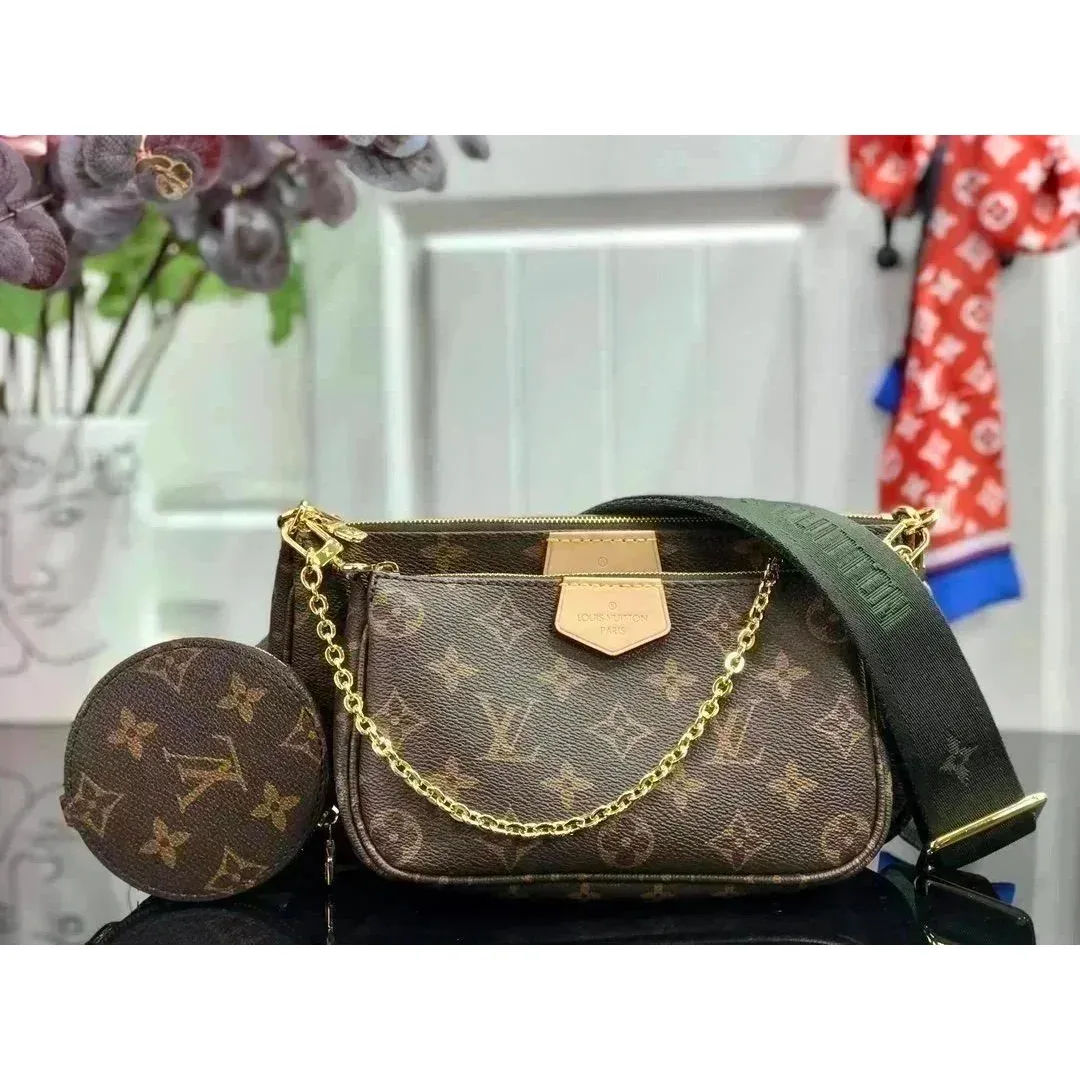 Louis Vuitton Louis Vuitton Multi Pochette Accessoires Monogram Brown Bag Brown