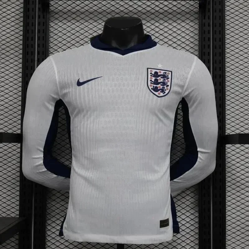 Nike Nike England Long Sleeve Jersey White/Navy Football Kit White - 1