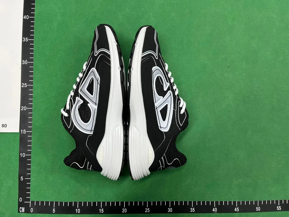 Dior Dior B30 B3001 Black/White/Silver Sneakers Black