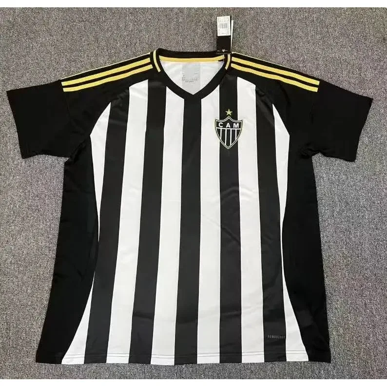 Adidas Adidas Classic Football Black & White Striped Jersey 米内罗主场 Black - 1