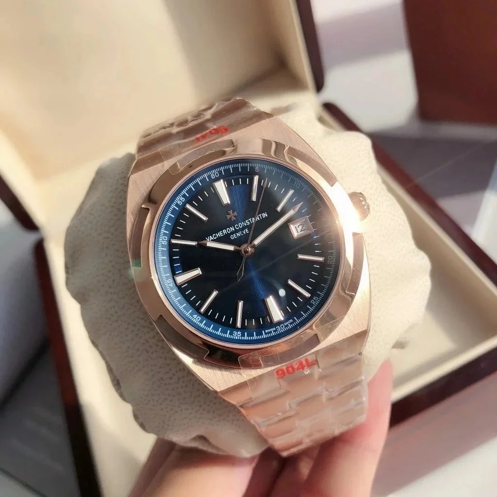 Vacheron Constantin Vacheron Constantin Overnight Blue Rose Gold Watch Gold - 1