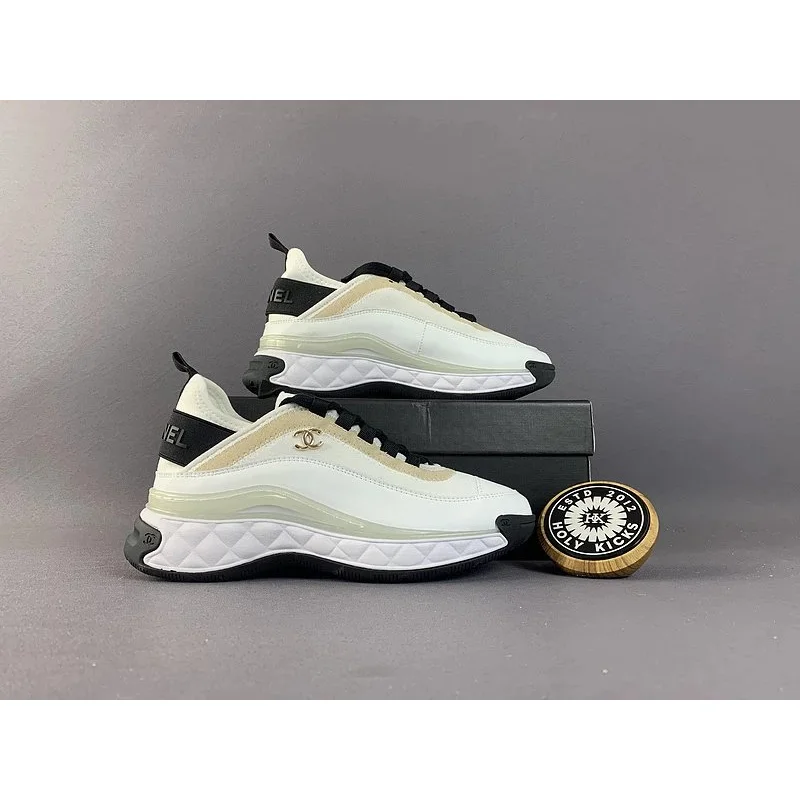 Chanel Runners Weiß-Beige-Sneaker
