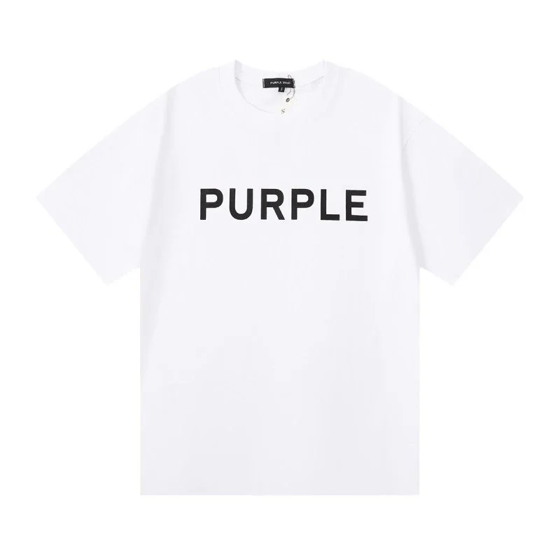 Purple Brand Purple Brand P001 White 'PURPLE' T-Shirt White - 1