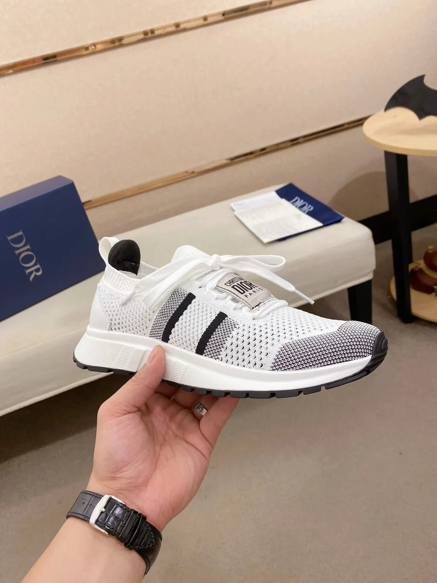 Dior Dior Air Force 1 White/Black Sneakers White - 1