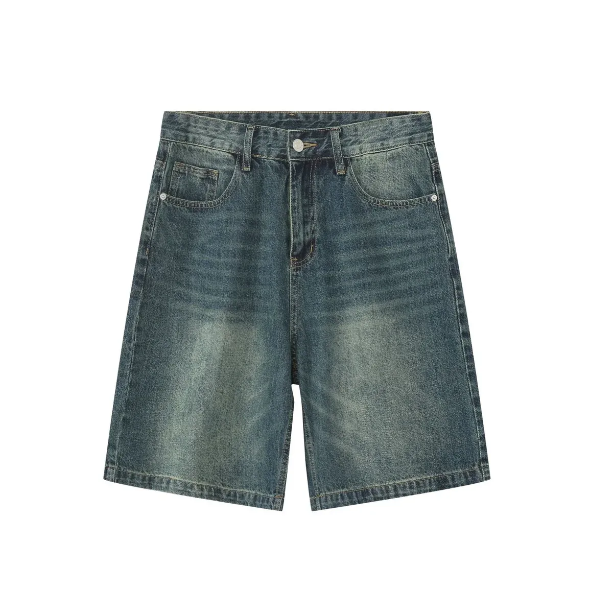 Other Vintage Blue Denim Shorts Blue - 1