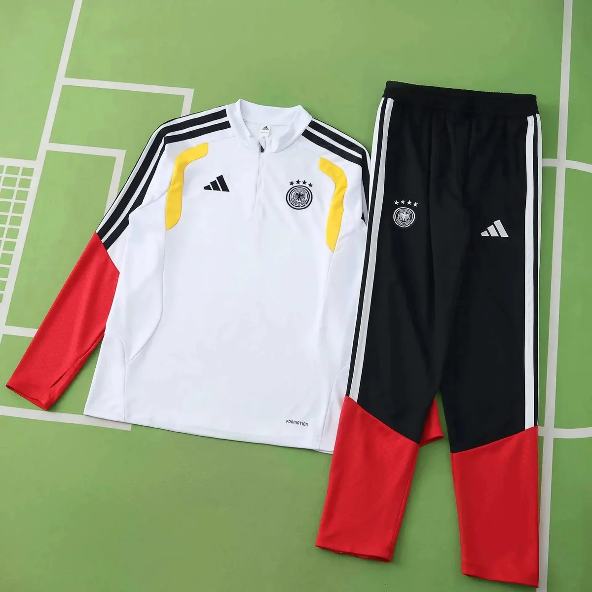 Adidas Adidas Classic Football Germany Tracksuit White/Black/Red White