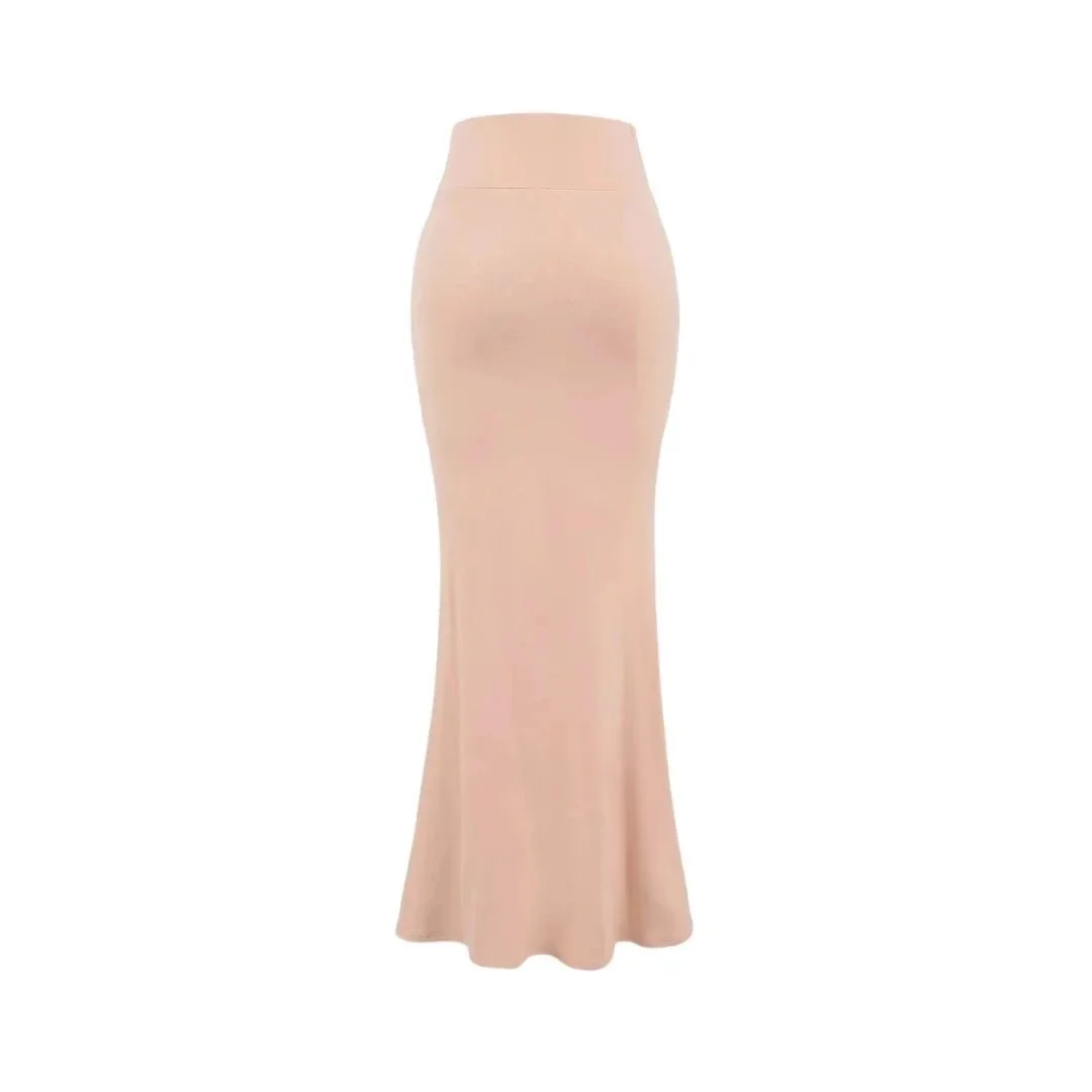 Other Beige Pencil Maxi Skirt Casual Beige - 1