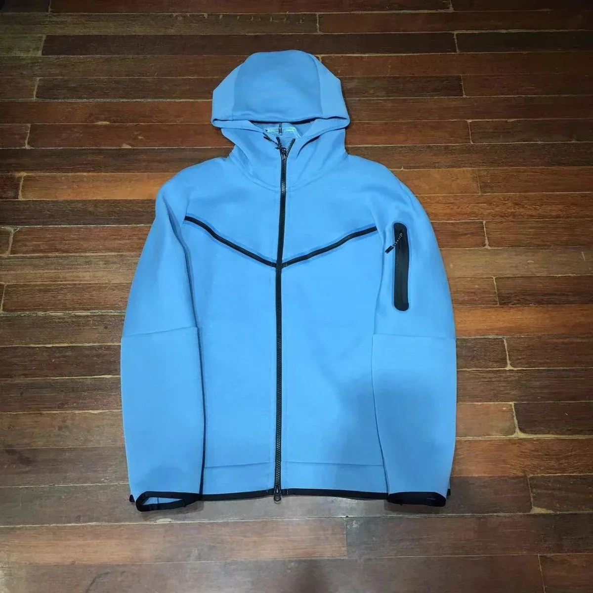 Nike Nike Air Tech Fleece Sky Blue Hoodie Blue - 1