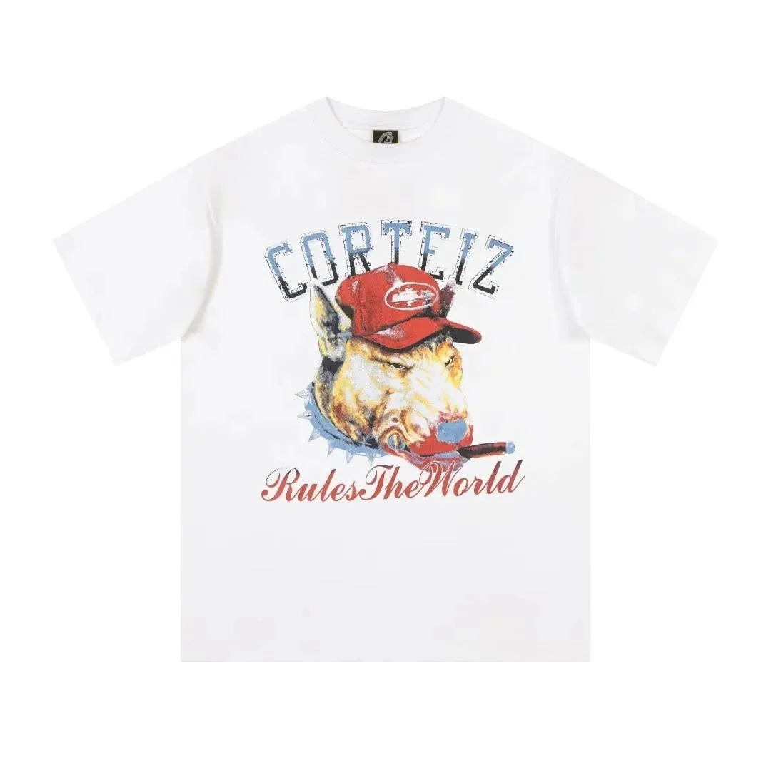 Corteiz Corteiz Rules The World White T-Shirt White - 1