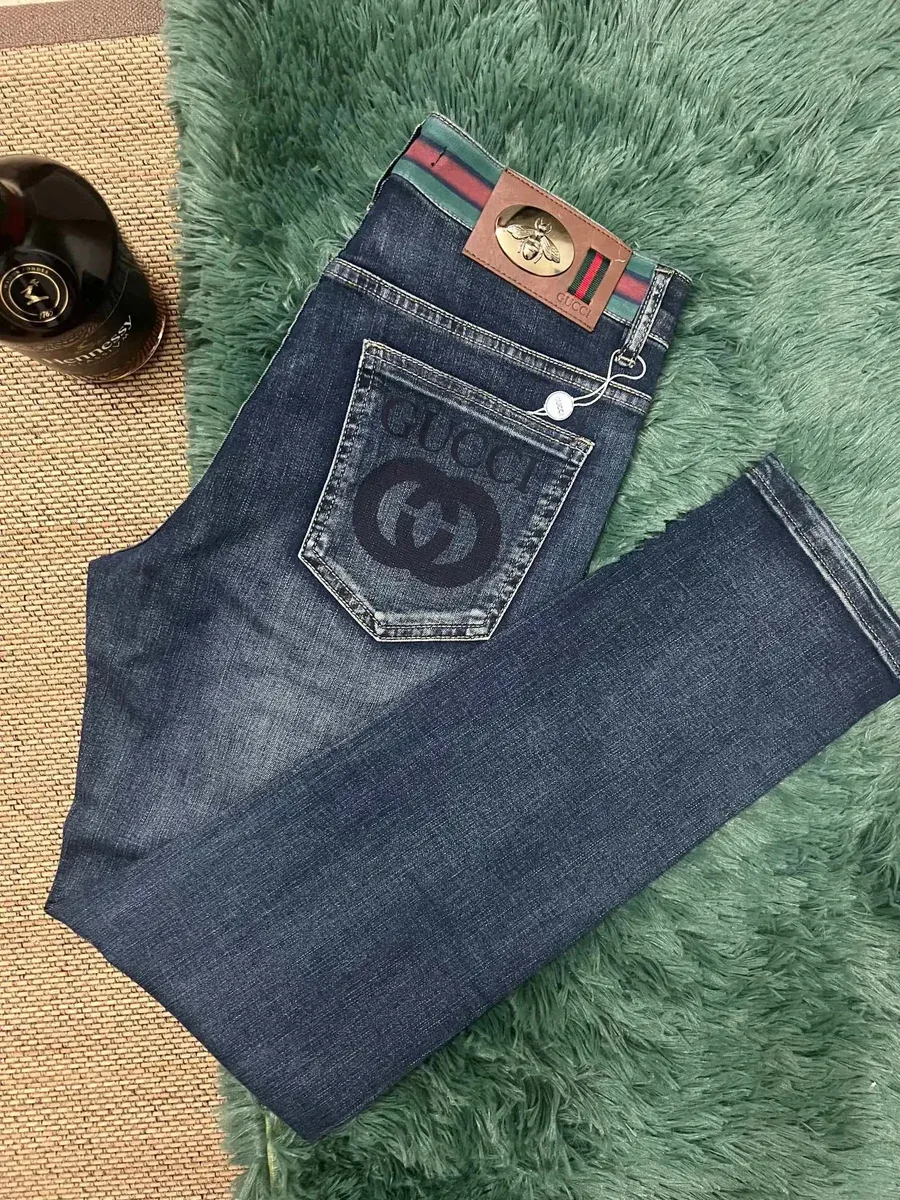 Gucci Gucci Interlocking G Classic Blue Jeans Blue