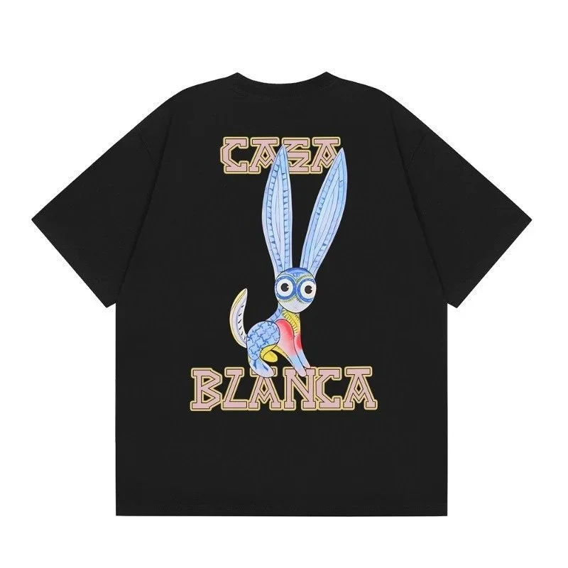 Other Casa Blanca Black Rabbit Graphic T-Shirt Black - 1