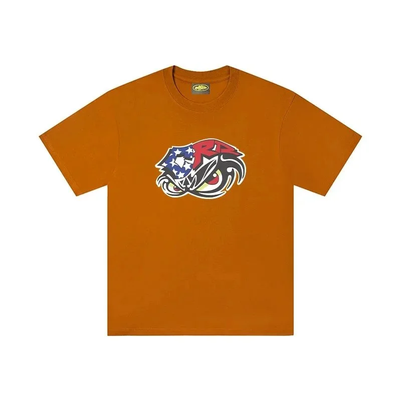 Other Orange American Flag Graphic T-Shirt Orange - 1