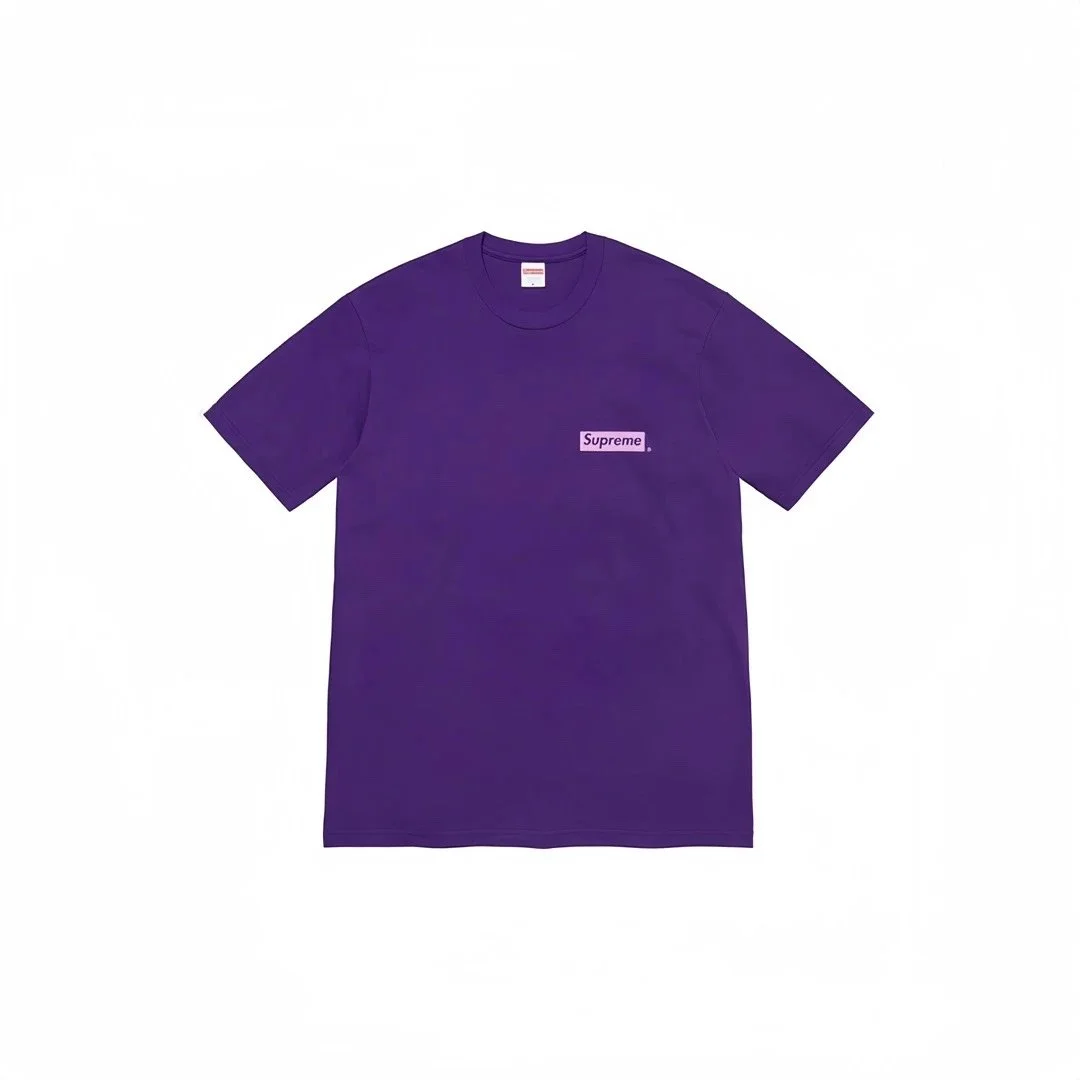 Supreme Supreme Purple Box Logo T-Shirt Purple - 1