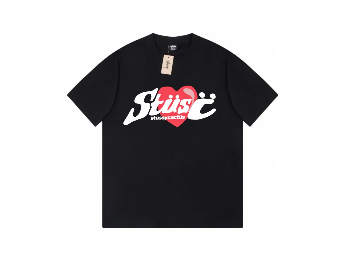 Stussy Stüssy Stüssycactus Black T-Shirt Black - 1