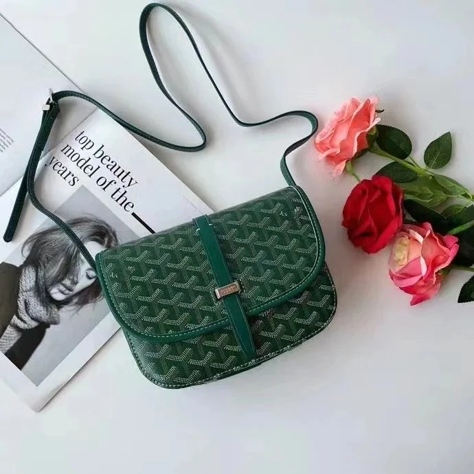 Goyard Goyard YARD Green Leather Shoulder Bag Green - 1