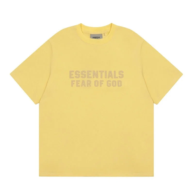 Fear of God Fear of God Essentials Bright Yellow T-Shirt Yellow