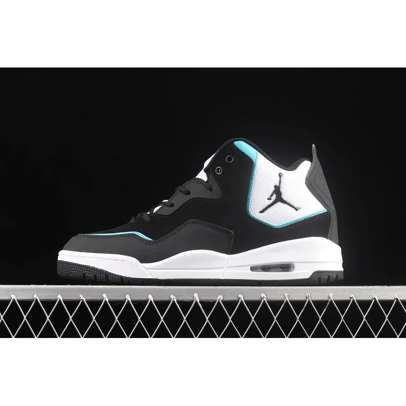 Jordan Air Jordan Air Jordan 4 Black/White/Aqua Sneakers Black - 1