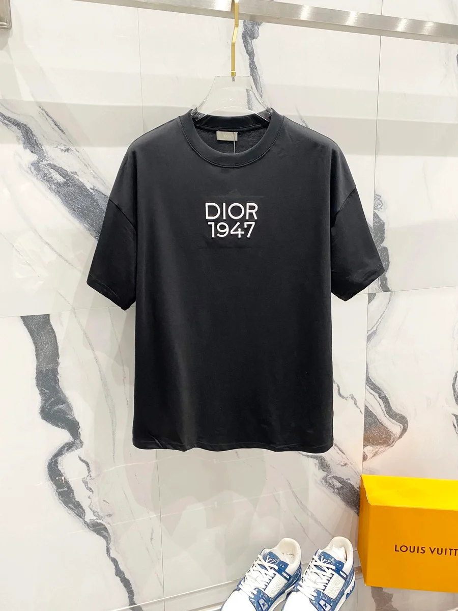 Dior Dior 1947 Print Black T-Shirt Black