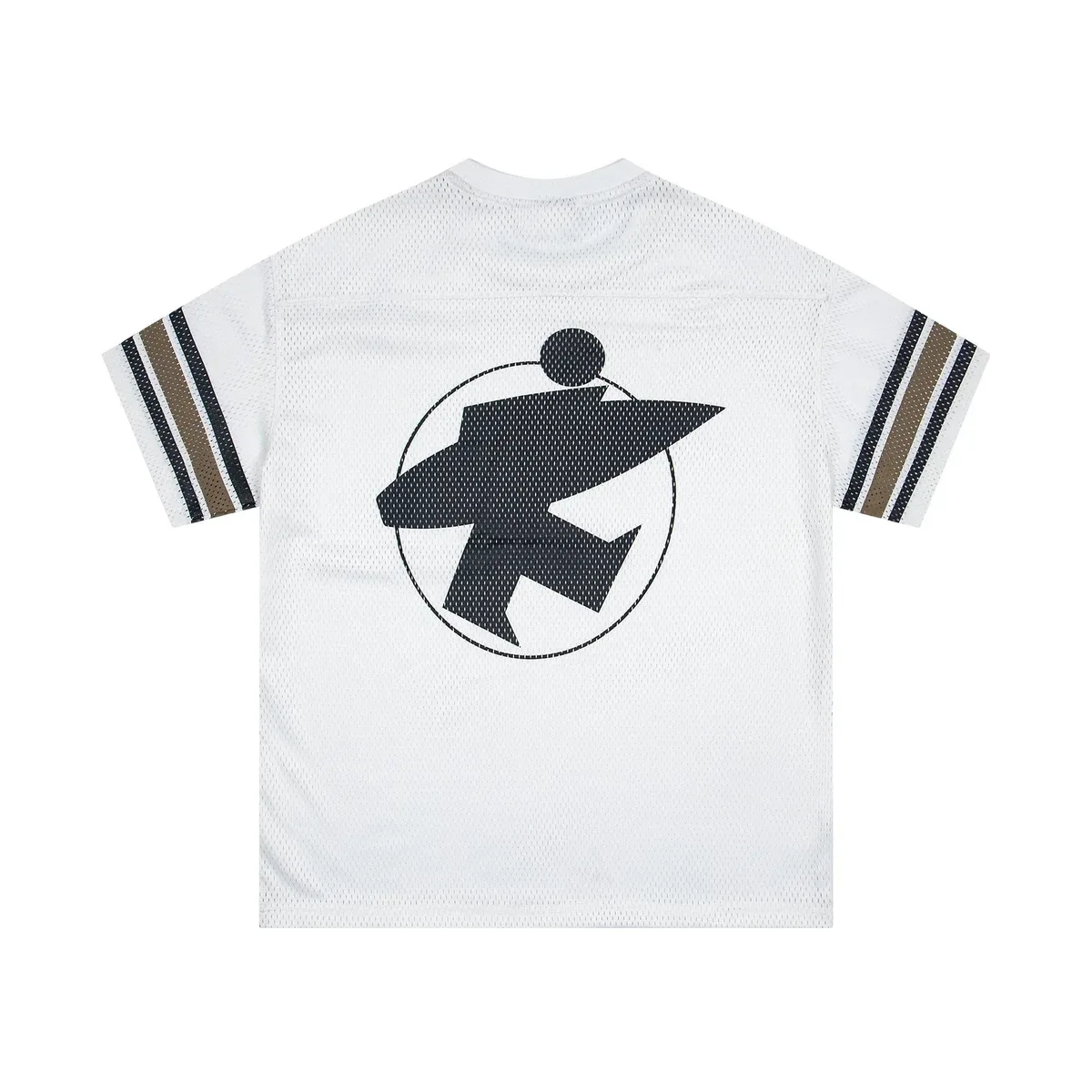 Other White Mesh T-Shirt with Graphic Print White - 1