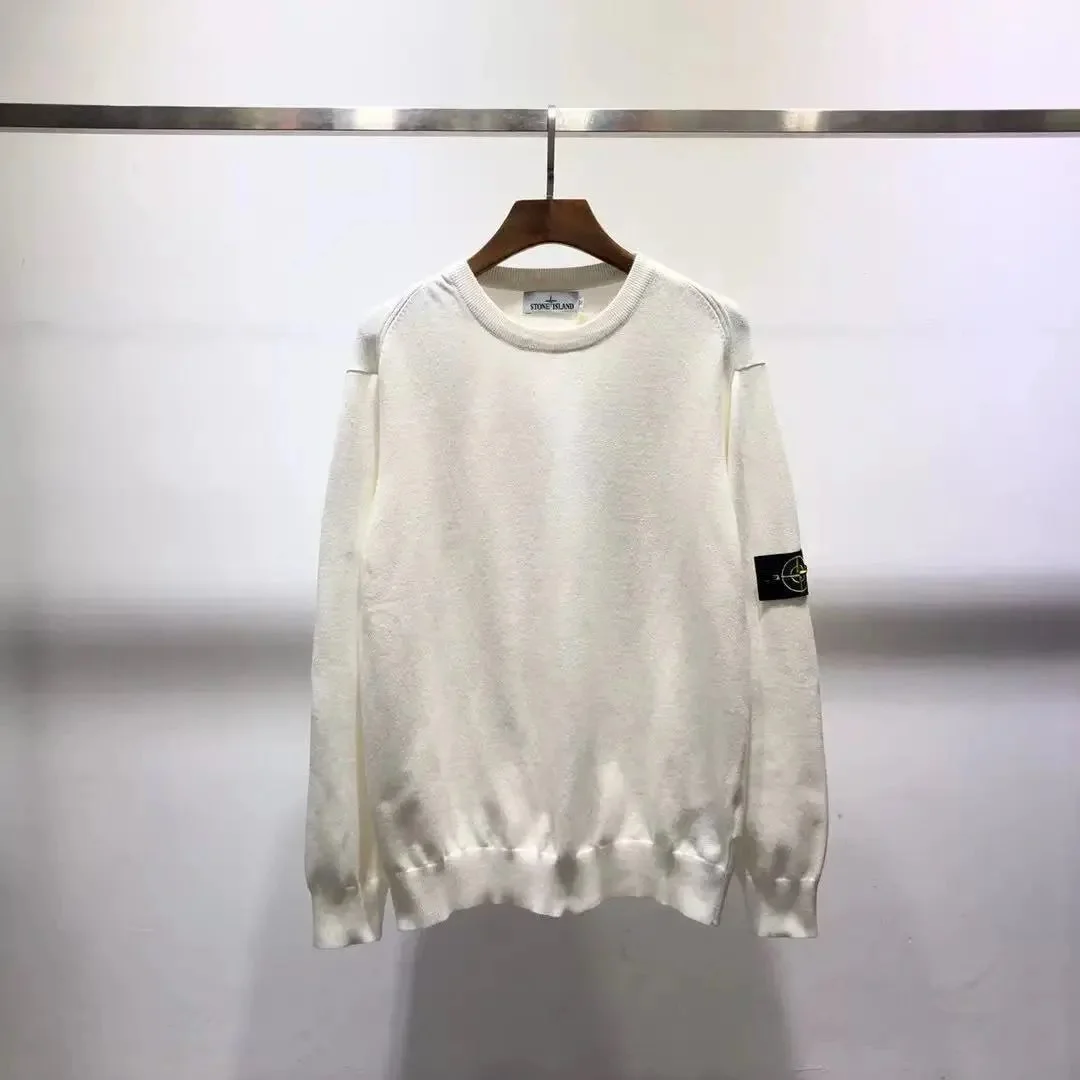 Stone Island Stone Island White Crewneck Sweater White