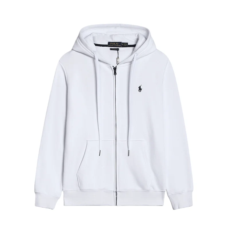 Polo Ralph Lauren Polo Ralph Lauren Classic Logo BB-007 White Zip-Up Hoodie White - 1