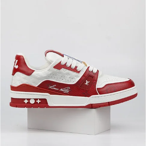 Louis Vuitton Louis Vuitton LV Trainer Red/White Sneakers White