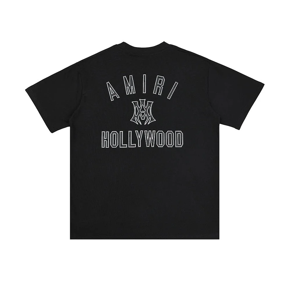 Amiri Amiri Hollywood Black T-Shirt Black - 1