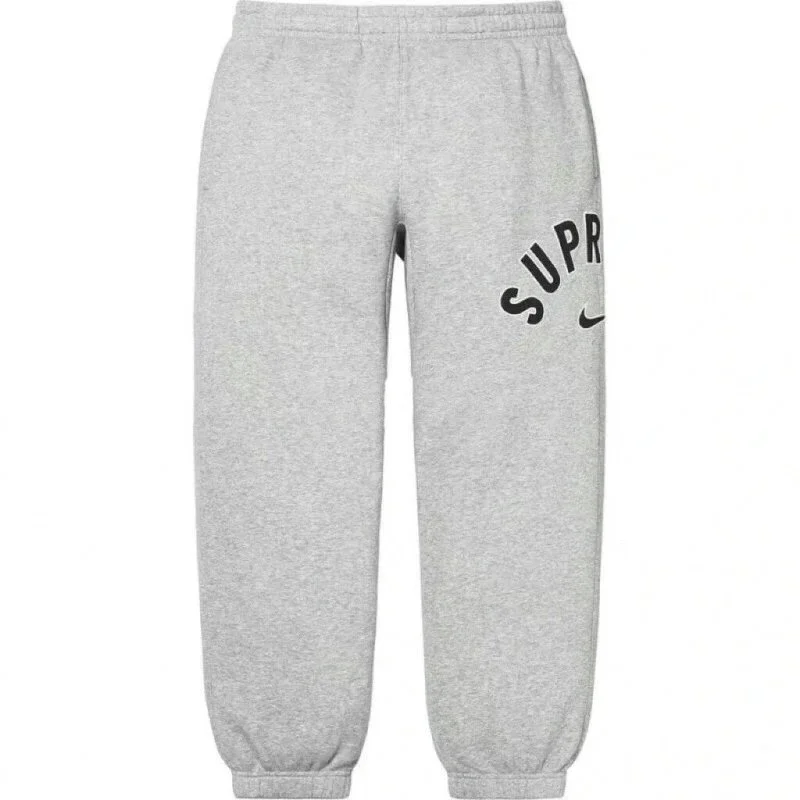 Supreme Supreme Nike Sweatpants A445 Grey Bottoms Grey - 1