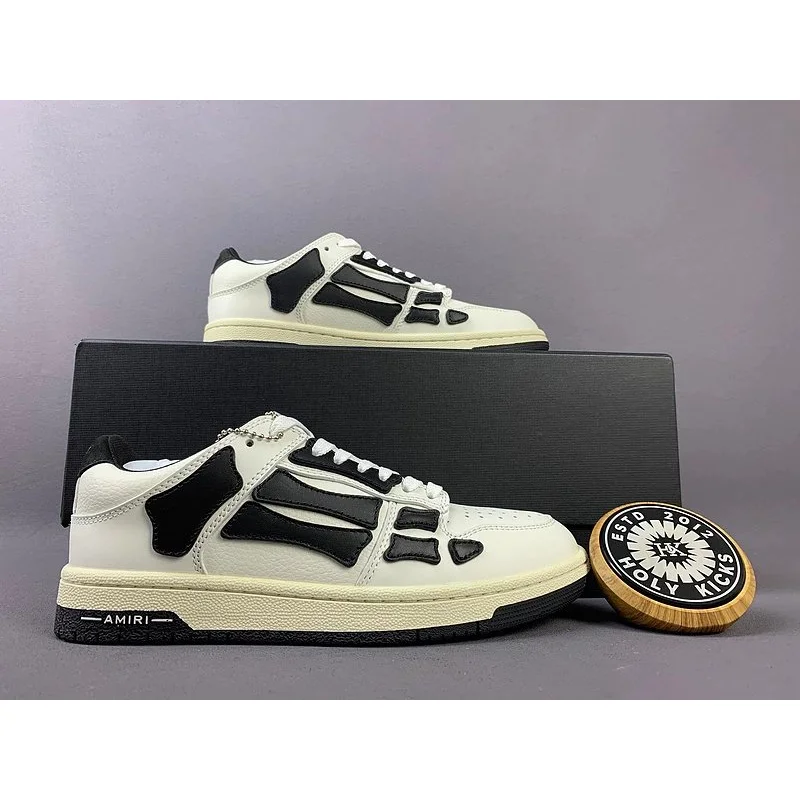 Amiri Amiri MX1 White/Black Skeletal Sneakers White - 1