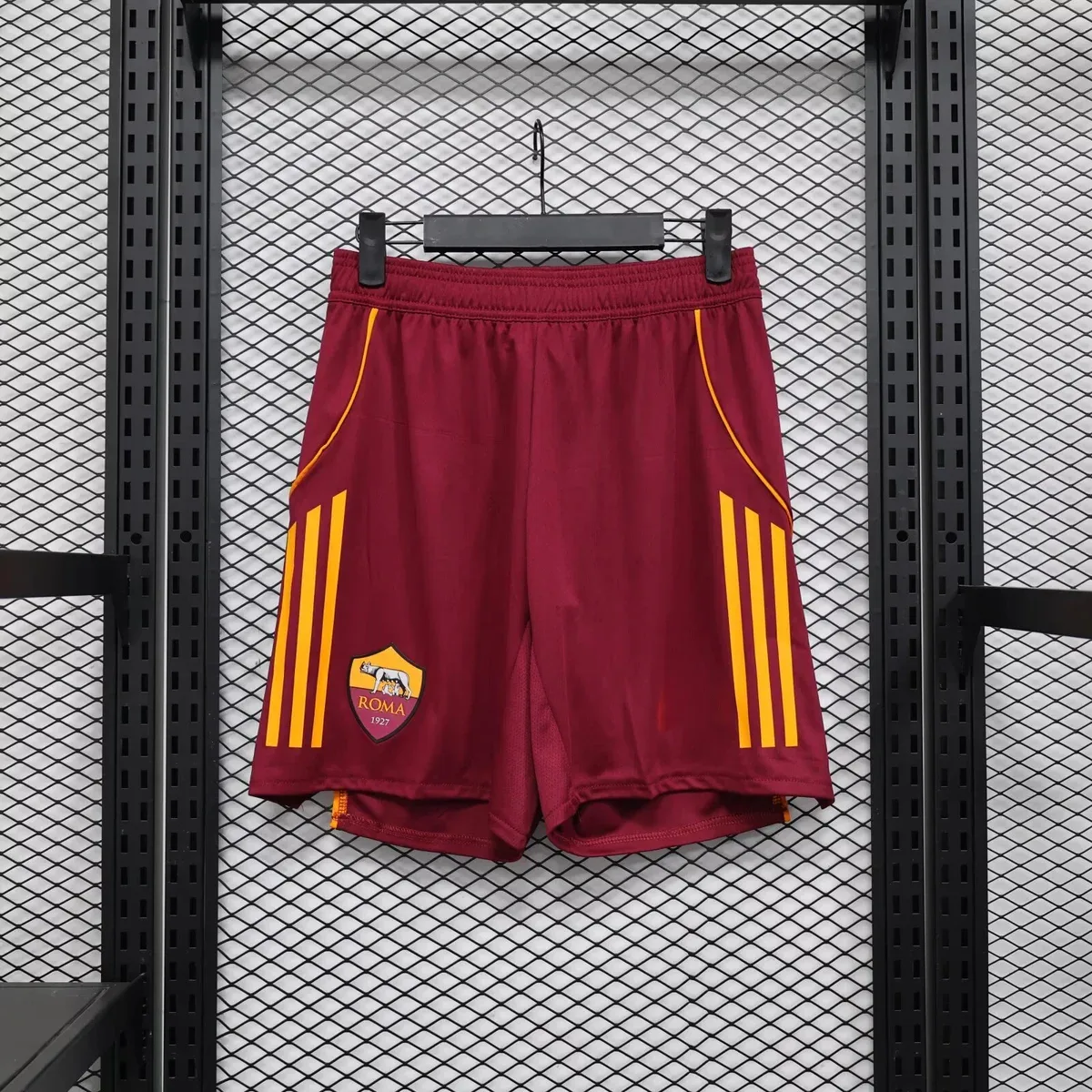 Adidas Adidas Roma Main Shorts Burgundy Yellow Red - 1