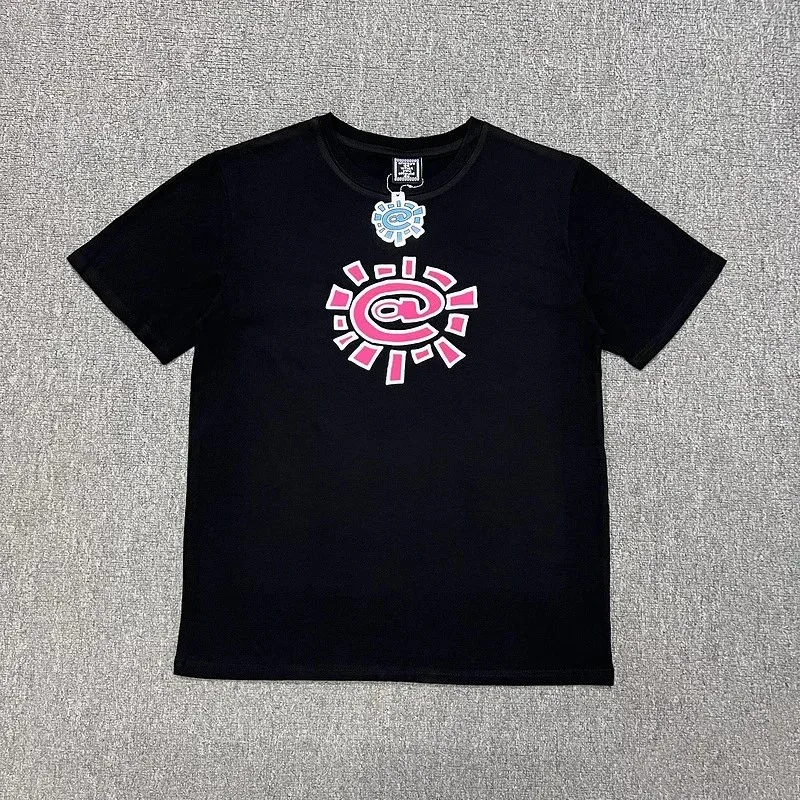 Other Black Pink 'Sun' Graphic T-Shirt Black - 1